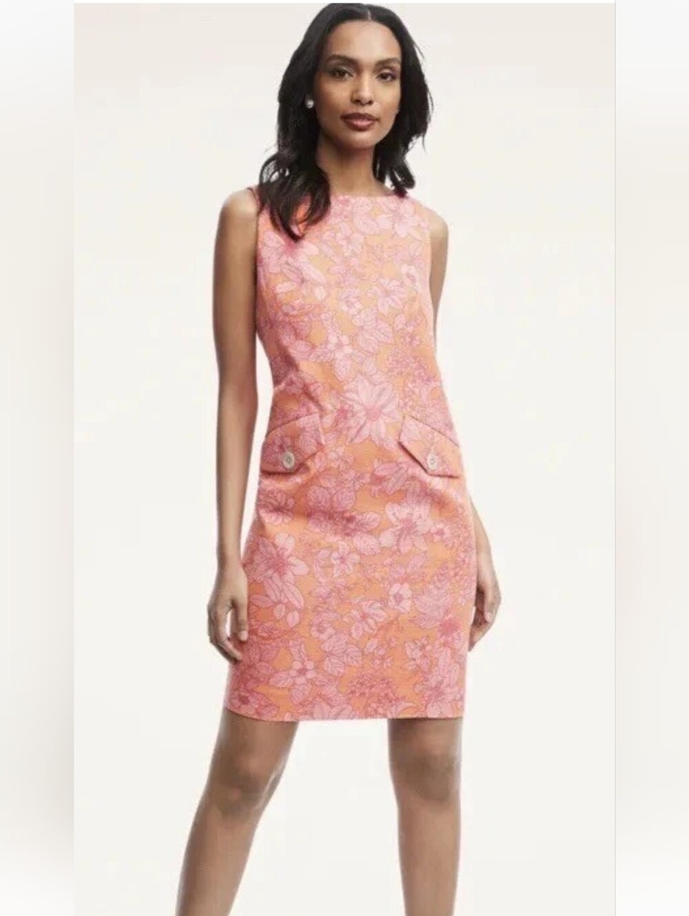Brooks Brothers Floral Shift Dress, BNWT, Size 2